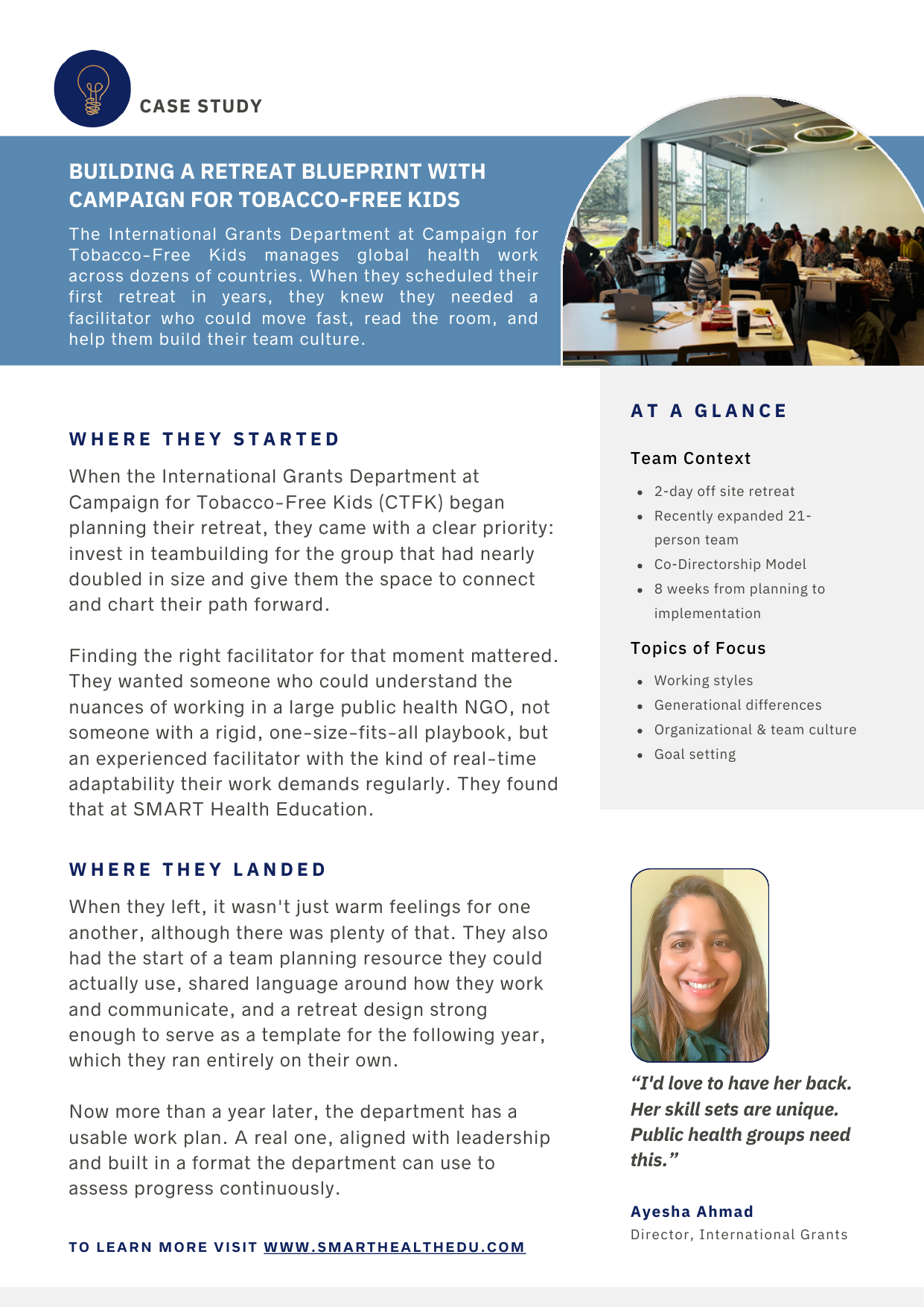CTFK Case Study – Short